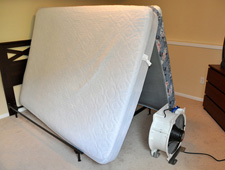 With bed bug heat treatment, mattresses are treated and not discarded
